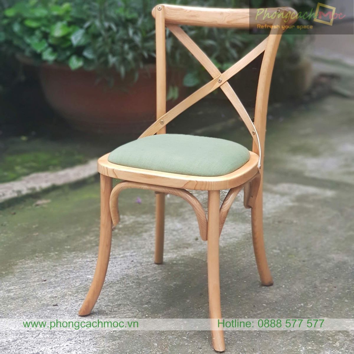 mẫu ghế gỗ bistro mc201