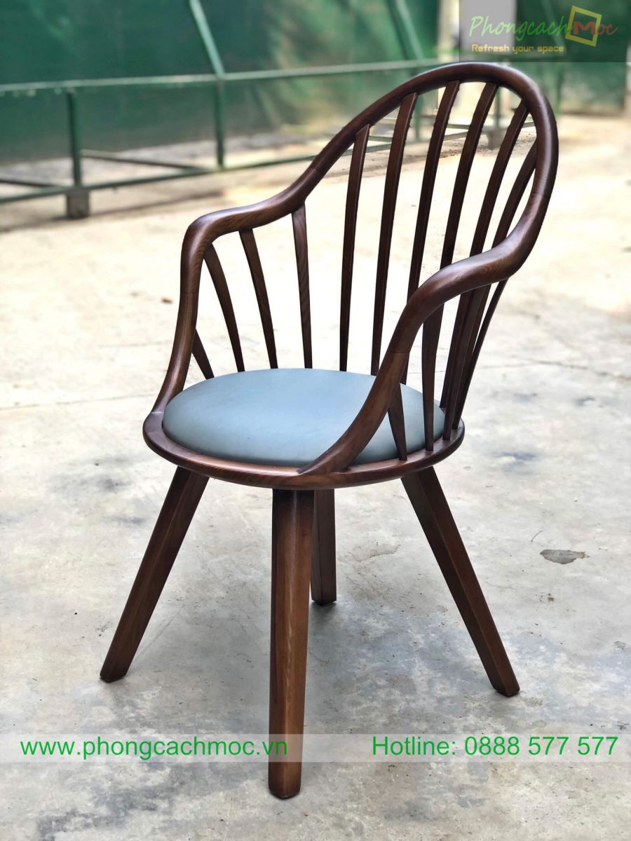 thiết kế nổi bật ghế gỗ cafe mindsor mc206