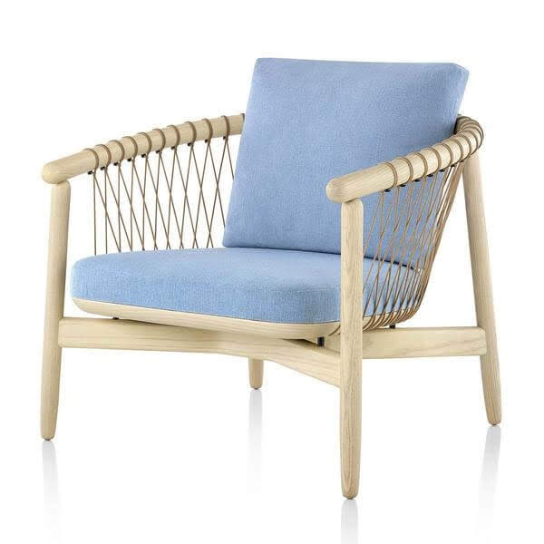 mẫu ghế sofa mf69 mặt nệm màu xanh